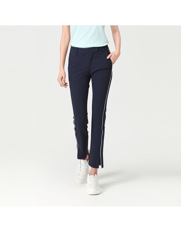 [백화점 정품] 엘르골프 여성바지 여성 옆트임 파이핑 세미 부츠 팬츠_6I41605
