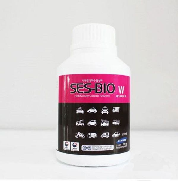 모든 자동차 냉각수 첨가제 엔진과열 에어컨 연비 매연 검사 세스바이오w 300ml
