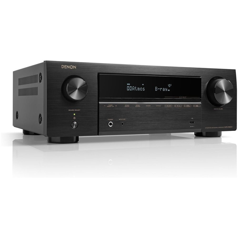 데논 AVR-X1800H 7.2채널 네트워크 8K AV 리시버 앰프(돌비 애트모스 블루투스 오디오)
