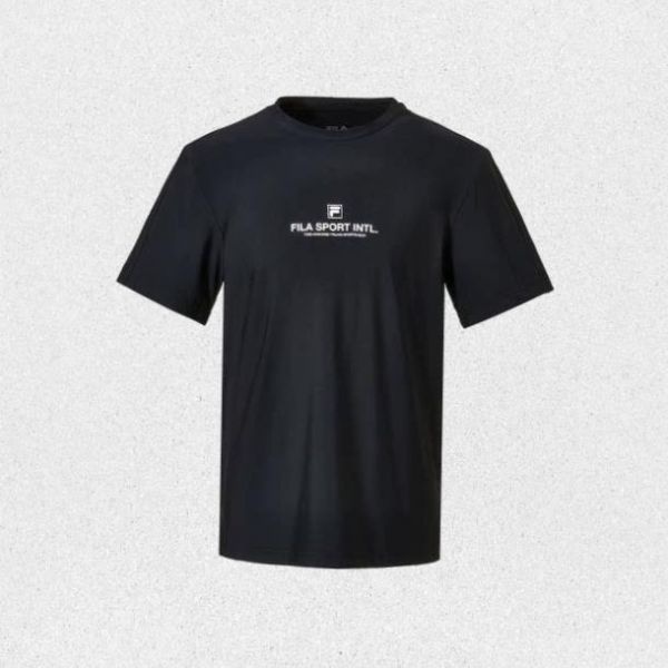 휠라 <매장정품> 휠라 FILA 콜드웨이브 트리코트 반팔티 - BLK FS262RS02U007 1463236