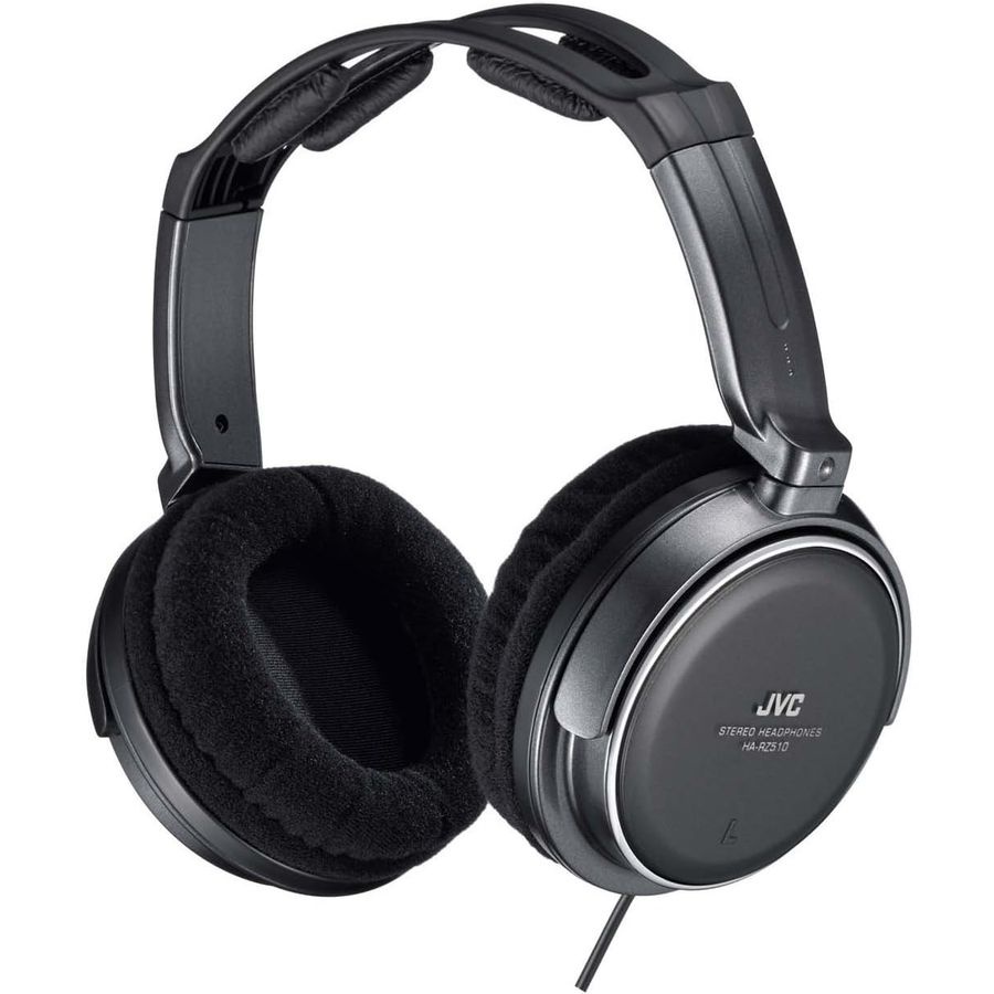 JVC [해외] JVC 켄우드 유선 밀폐형 스테레오 헤드폰 게이밍 TV HA-RZ510