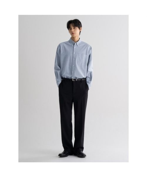 8SECONDS <매장정품> 에잇세컨즈 8SECONDS 옥스포드 버튼다운 오버핏 셔츠 블루 456164CMFP 241996