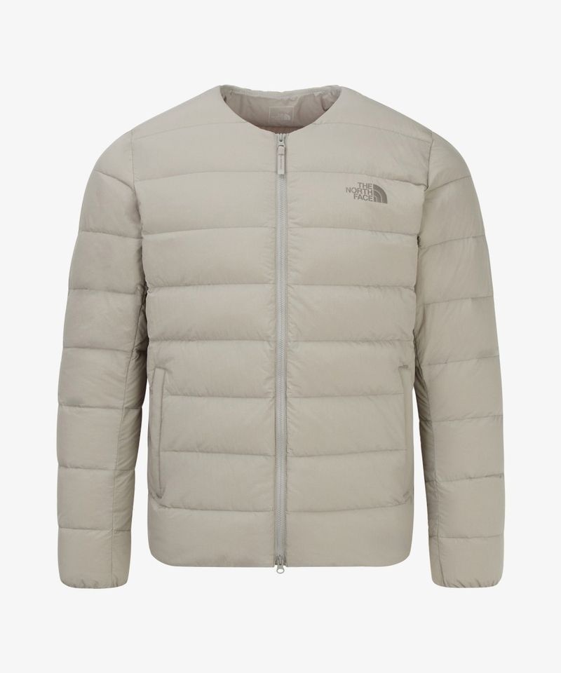 THE NORTH FACE 노스페이스 NJ1DR54C 남성 포플러 다운 가디건 그레이 ISH 베이지 431839