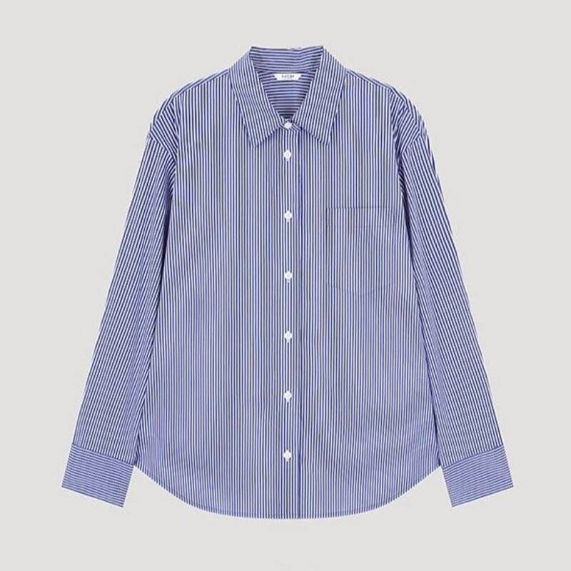 백화점 시스티나 코튼 스트라이프 셔츠 AWWSTO31080