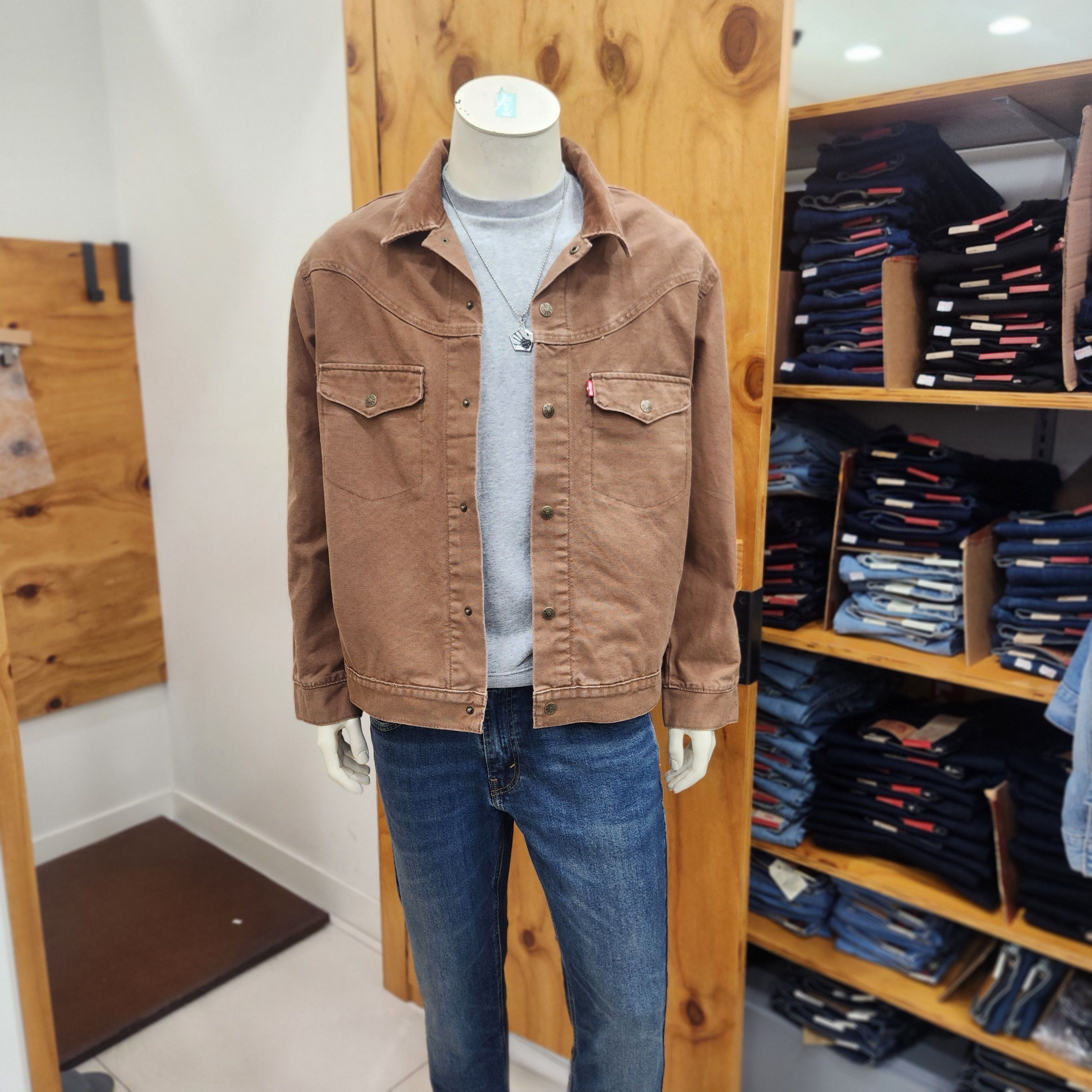 리바이스 [모다아울렛][리바이스]리바이스 남성 002WN-0002 웨스턴 쇼트혼 트러커자켓   DJ 대전점