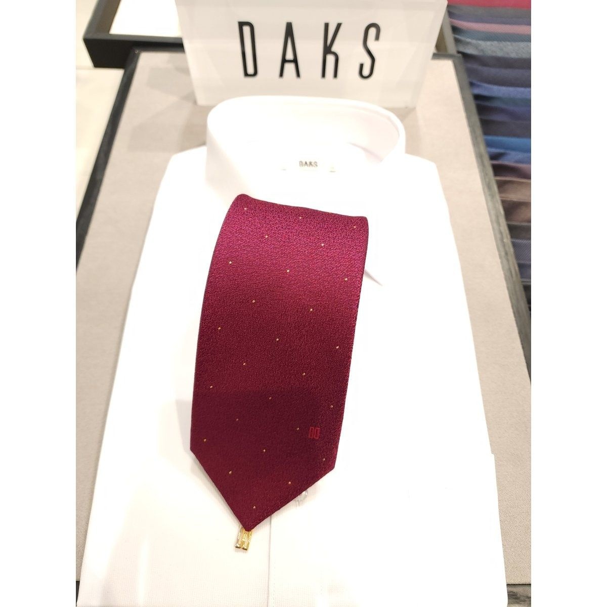 <매장정품> DAKS 닥스 2025 FW 올오버 와인컬러 넥타이 (DLF1ACF1224R2) 1251763