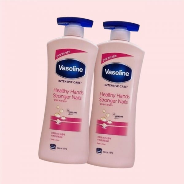 메이드잇 바세린 헬씨 핸드 앤 스트롱거 네일 로션 600ml 2개팩 4632107