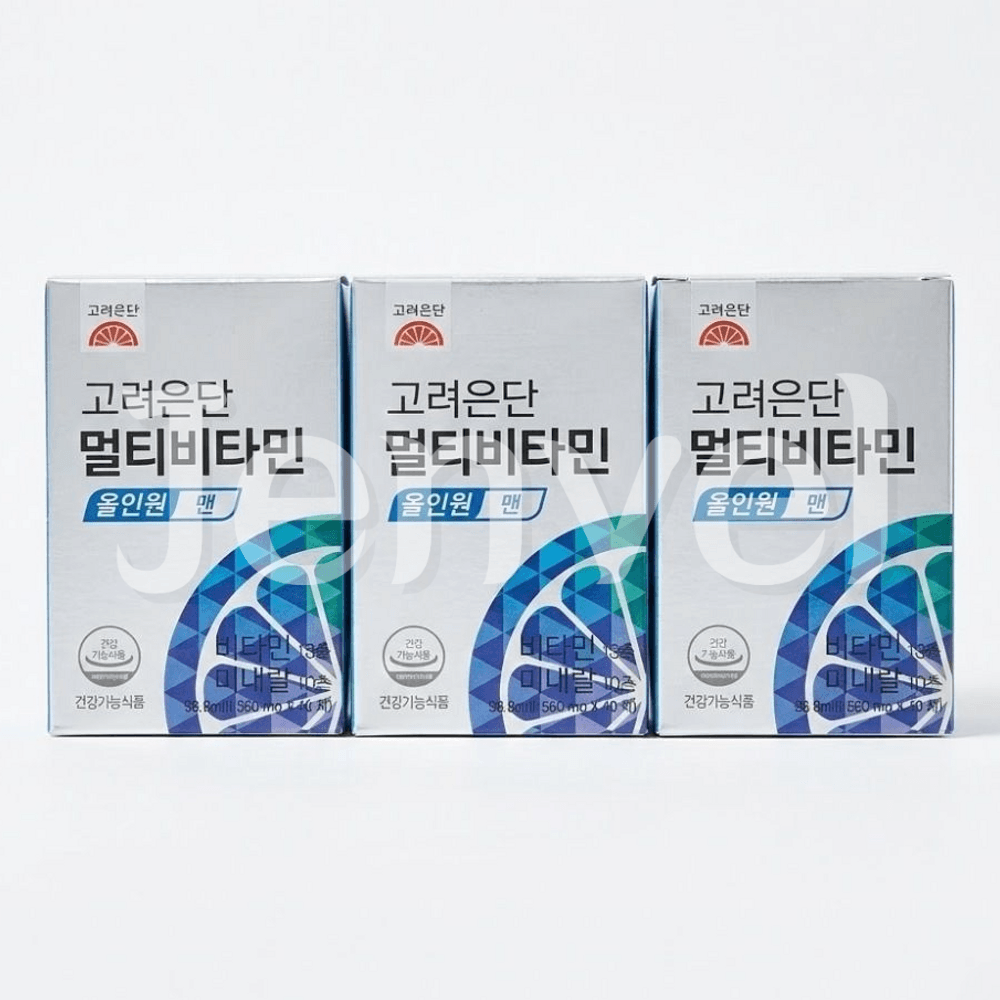 고려은단 멀티비타민 올인원 맨 60정 3개(6개월분) 남자 종합 비타민 영양제