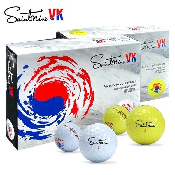 세인트나인 빅토리 코리아 VK 3피스 골프공 12구ami