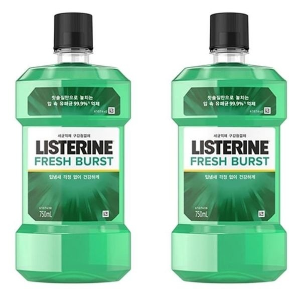 동아제약 후레쉬 버스트 리스테린 750ml X 2