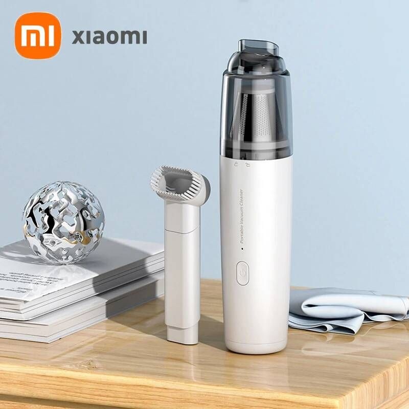 UnKnown [해외] 차량용 공기청정기 XIAOMI 샤오미-다기능 무선 진공 청소기 집 이중 목적 먼지 고출력 캐쳐 사이클론 흡입