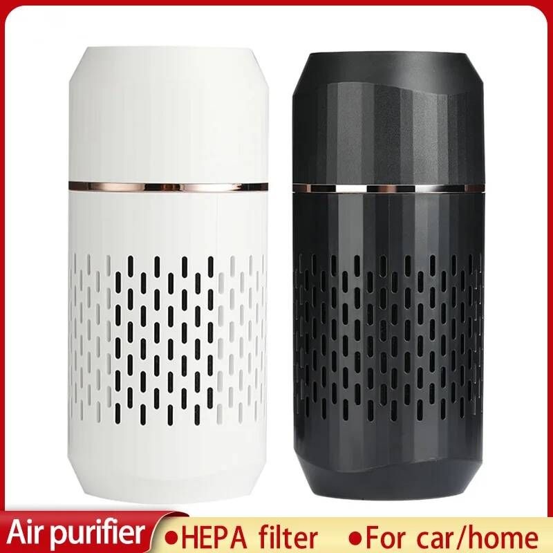 [해외] 차량용 공기청정기 Xiao mi Youpin UVC 자동차 가정용 공기 청정기 Hepa Fliter Purifiers 연기 냄새 제거 UV 램프가있는 Mi