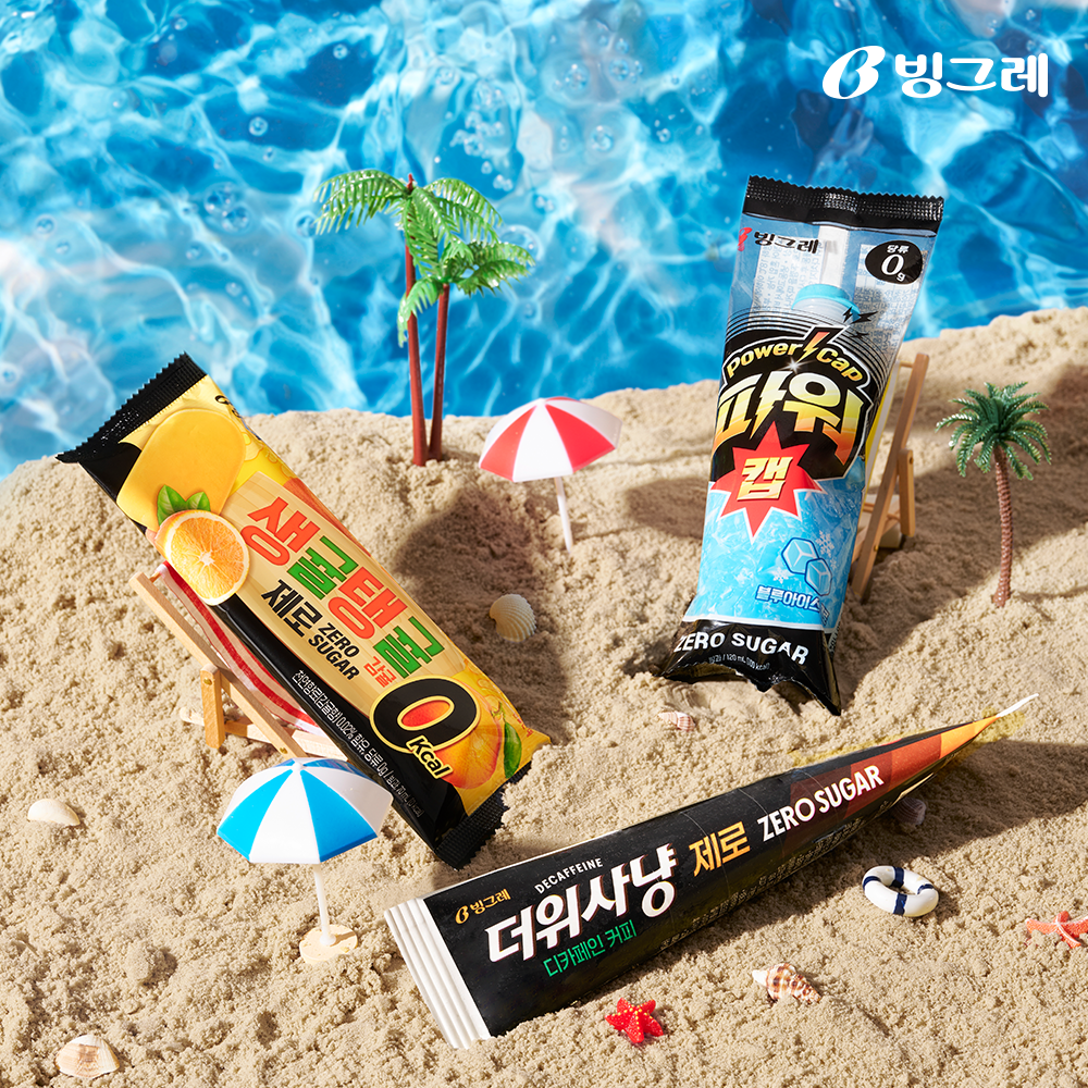 [Zero] 빙그레 더위사냥 당류제로 디카페인 저칼로리 아이스크림 30개입