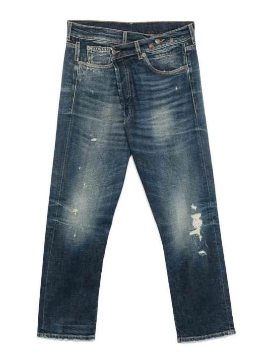 알썰틴 24FW 알13 KELLY 캘리 크로스오버 데님 팬츠 R13W2048D144C Blue