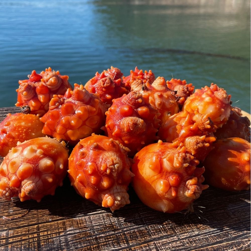 [온누리상품] [이순신수산] 국내산 통영 제철 활멍게1kg  손질 깐 멍게 500g