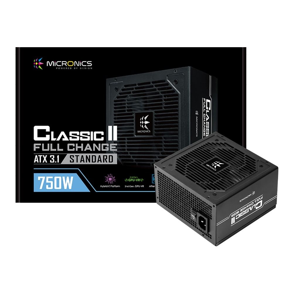 [오늘출발] 마이크로닉스 HIT 마이크로닉스 Classic II 풀체인지 750W 80PLUS스탠다드 ATX3.1 /파워서플라이/오늘출발/정품/안심포장