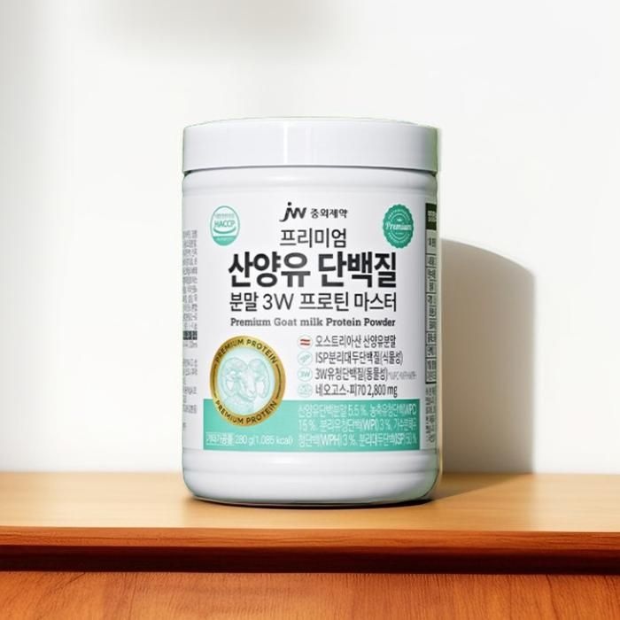JW중외제약 프리미엄 산양유 단백질 3W 프로틴 마스터 280g 6개