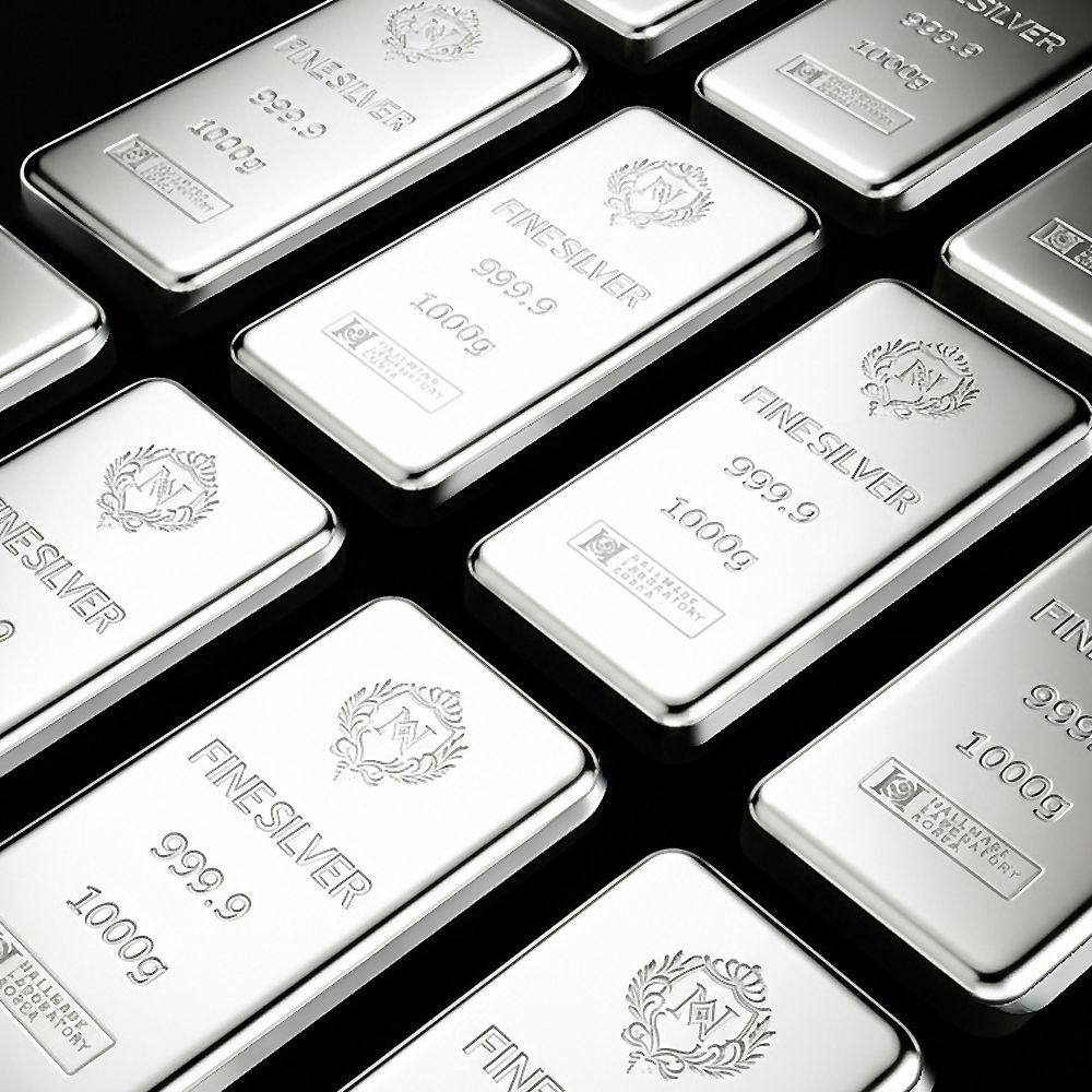 골드앤 [당일출고]골드앤 순은 로얄 진공 실버바 1kg (1000g)