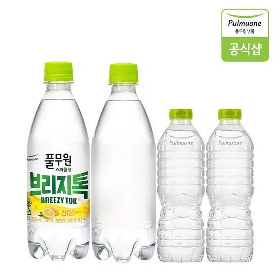 제로칼로리 스파클링 탄산수 브리지톡 플레인eco(무라벨) 500mL X 40병