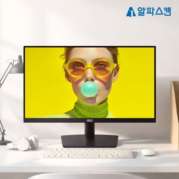 알파스캔 [알파스캔(가전)] 알파스캔 AOC 22B15HN 보더리스 100 시력보호 무결점 모니터