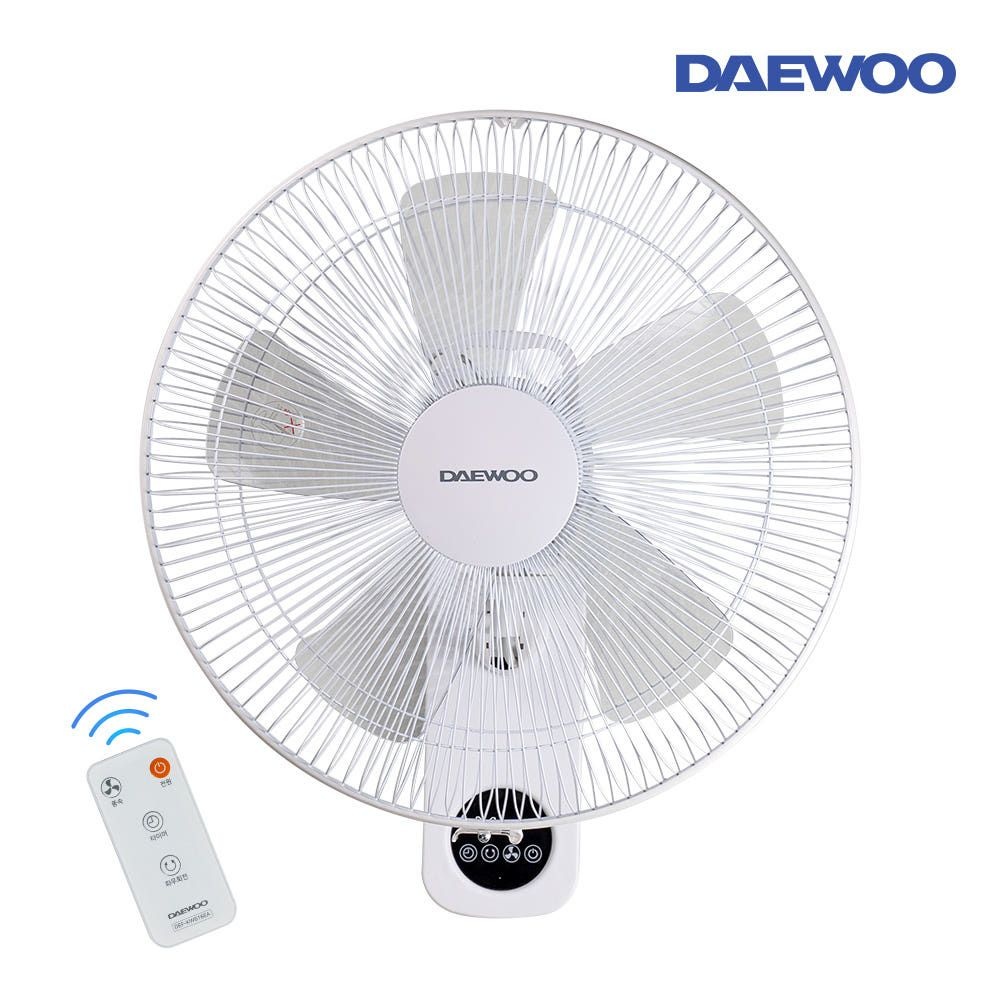 대우 전자식 벽걸이 리모컨 선풍기 DEF-KW616EA