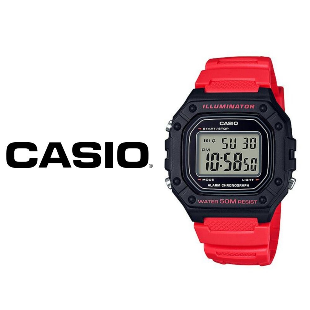 카시오 CASIO 군인 군용 군대 남자 남성 방수 손목시계 W-218H-4B