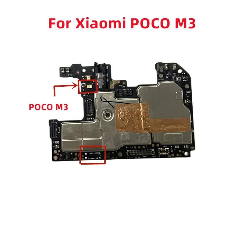 UnKnown [해외] 마더보드 메인보드 100% 오리지널 Mianboard 테스트 완료 마더 보드 MIUI 글로벌 버전 샤오미 Poco M3 로직 보드용 잘 잠