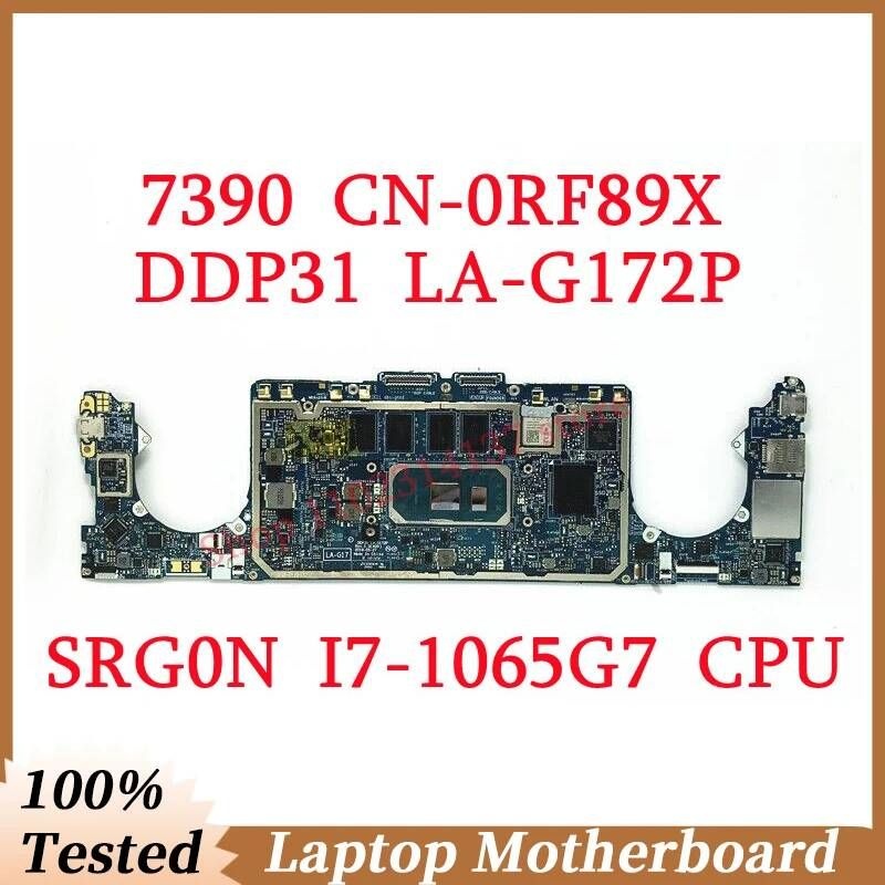 UnKnown [해외] 마더보드 메인보드 (에서 선박 us) DELL 7390 CN-0RF89X 0RF89X RF89X SRG0N I7-1065G7 CPU 메인 보드 DDP31 LA-G172P 노트북 마더 100%