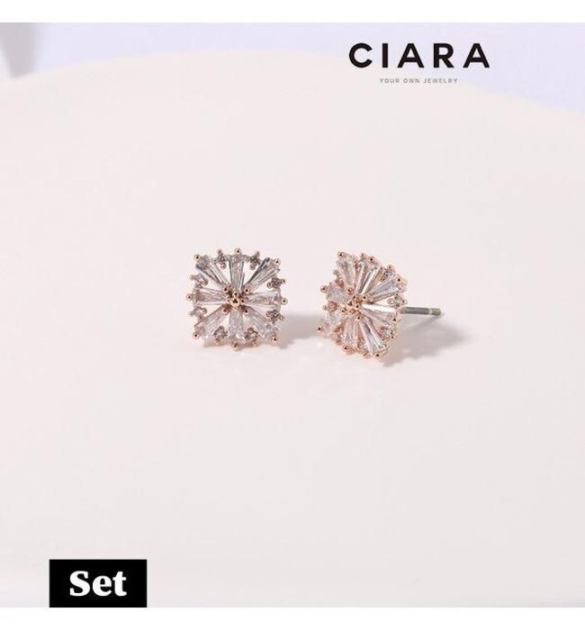 주식회사 티엠에스티 [씨아라][귀걸이 목걸이SET] CIARA 14K Cagliari VCB메달