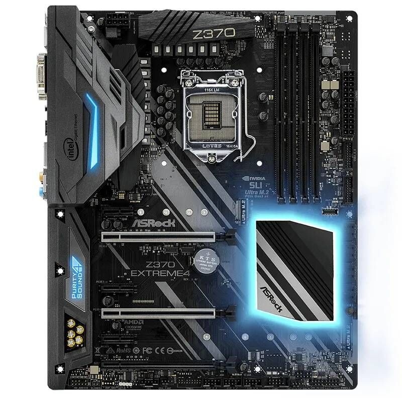 UnKnown [해외] 마더보드 메인보드 ASRock-인텔 Z370 Extreme4 LGA 1151 (300 시리즈) 인텔 HDMI SATA 6 Gb/s USB 3.1 ATX
