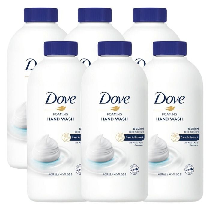 도브 포밍 핸드워시 딥 모이스처 리필 430ml 6개