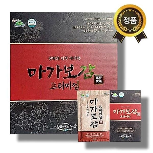 최신제조상품 신비의 나무 마가보감 프리미엄 60포용 울릉도 마가목 진...