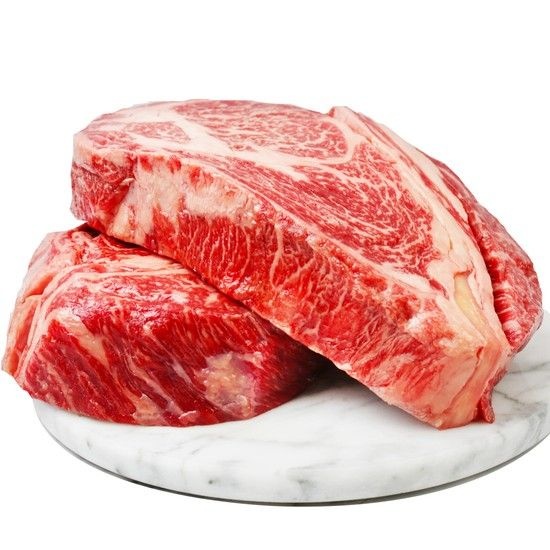 1++ 한우 알등심 두께 4~5cm 마블링 꽃등심 스테이크용 1kg