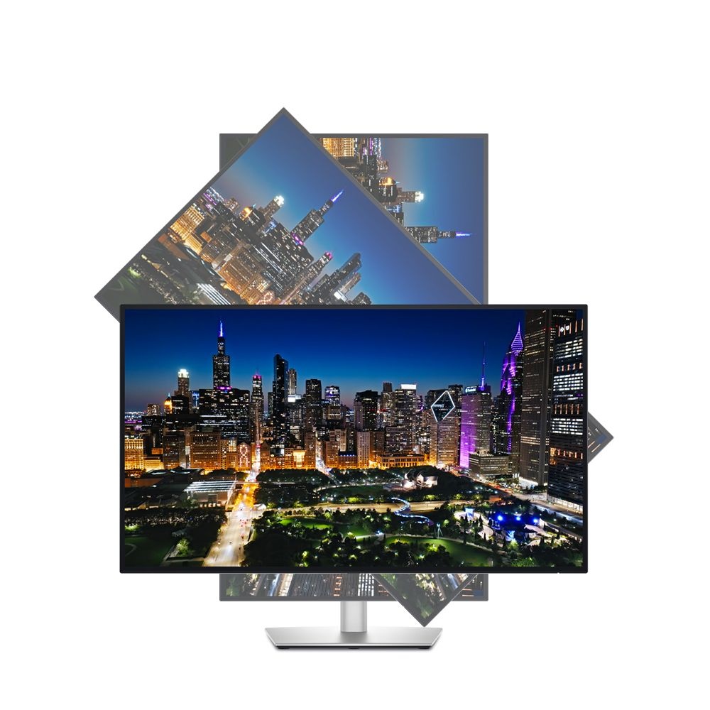 델 Dell 80cm(32인치) 4K UHD USB-C 썬더볼트4 허브 피벗 U3225QE