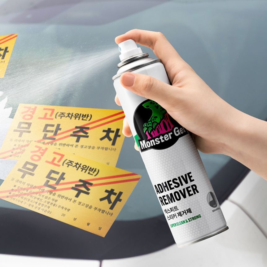 몬스터 엑스퍼트 스티커 타르 제거제 300ml (끈끈이 테이프 접착제 자국제거)