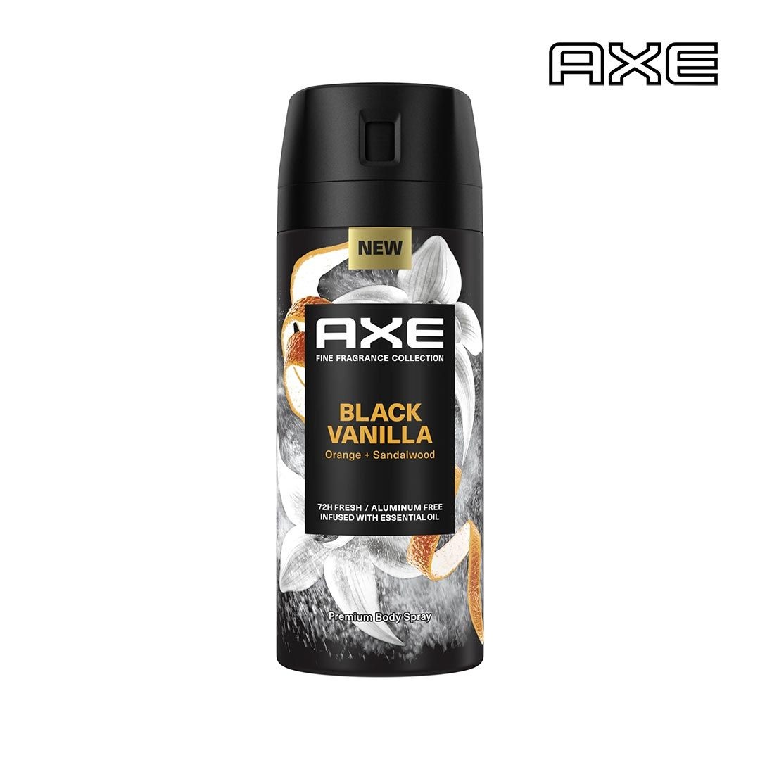 [해외] 악스 AXE 데오도란트 바디스프레이 블랙 바닐라 113g