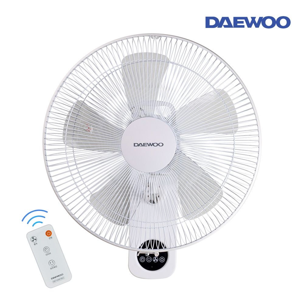 대우 전자식 벽걸이 리모컨 선풍기 DEF-KW616EA