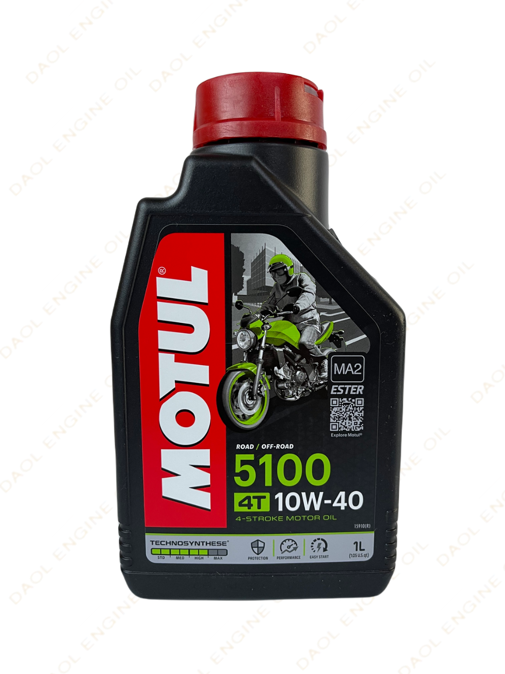 모튤 5100 4T 10W40 1L, 오토바이 엔진오일, 100%합성오일
