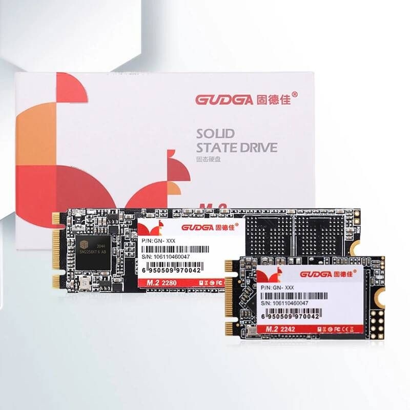 UnKnown [해외] 노트북 SSD 에스에스디 M.2 2TB 1TB 하드 GUDGA M2 2280 SATA ssd 256 gb 128gb 512gb 1 테라바이트 HDD 120g 240g NGFF 2280mm 2242mm 디스
