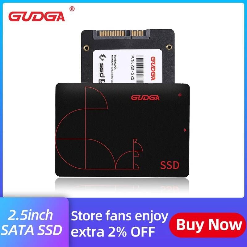 UnKnown [해외] 노트북 SSD 에스에스디 M.2 2TB 1TB 하드 GUDGA-하드 드라이브 hdd 2.5 SATA3 120gb 240gb 480gb 128GB 256G 1 테라바이트 2 디스크