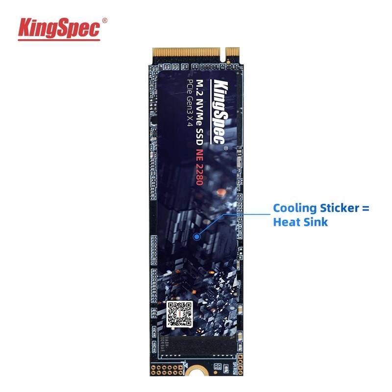 [해외] 노트북 SSD 에스에스디 M.2 2TB 1TB 하드 KingSpec M2 PCIe 256GB 1 테라바이트 NMVe 2280 512GB 128GB NVMe M 키 데스크탑 hdd 내장 드