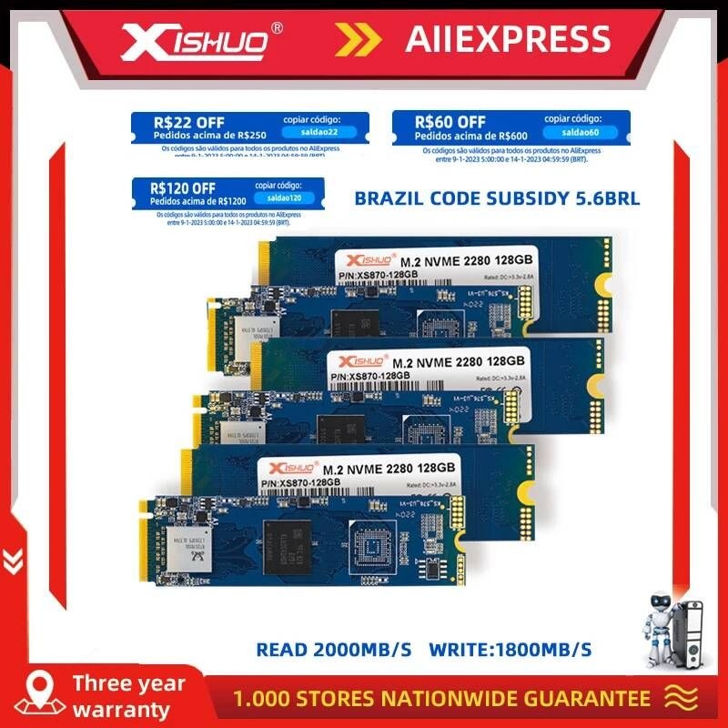 [해외] 노트북 SSD 에스에스디 M.2 2TB 1TB 하드 XISHUO-M2 2280 PCIe NVMe 256GB 128GB 512GB HDD Ps5 노트북용 내부 솔리드 스테이트 드라