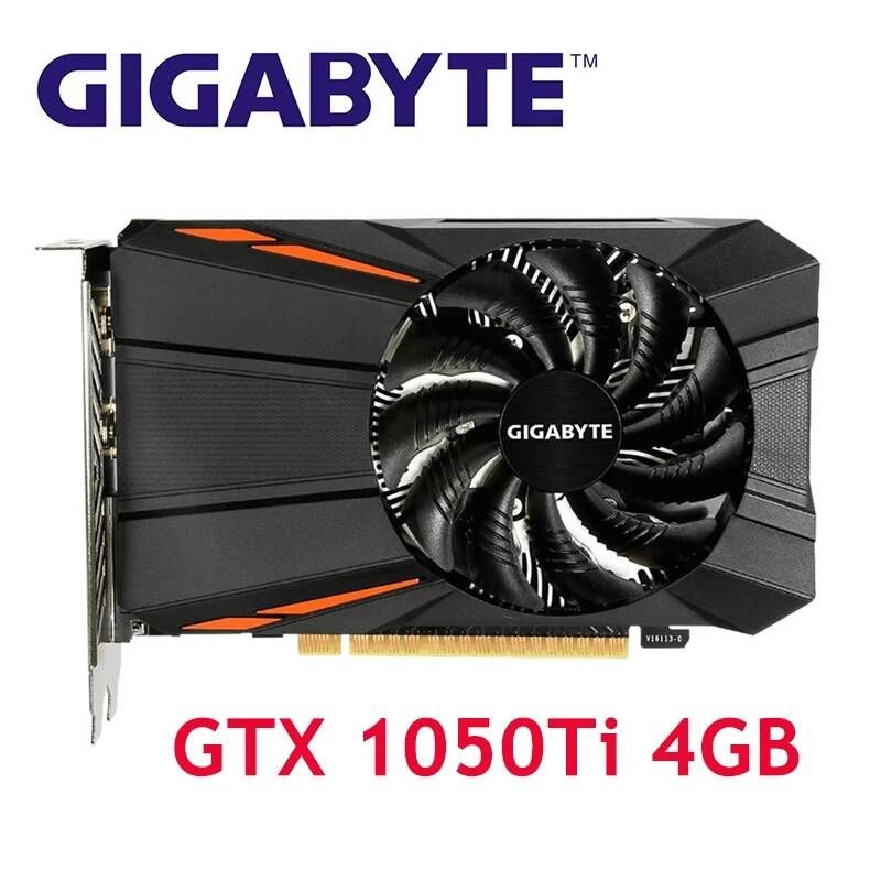 UnKnown [해외] 기가 바이트 GTX 1050Ti 4GB GPU 비디오 카드 128Bit nVIDIA 그래픽 Geforce 1050 Ti Hdmi VGA 맵 GDDR5 중고