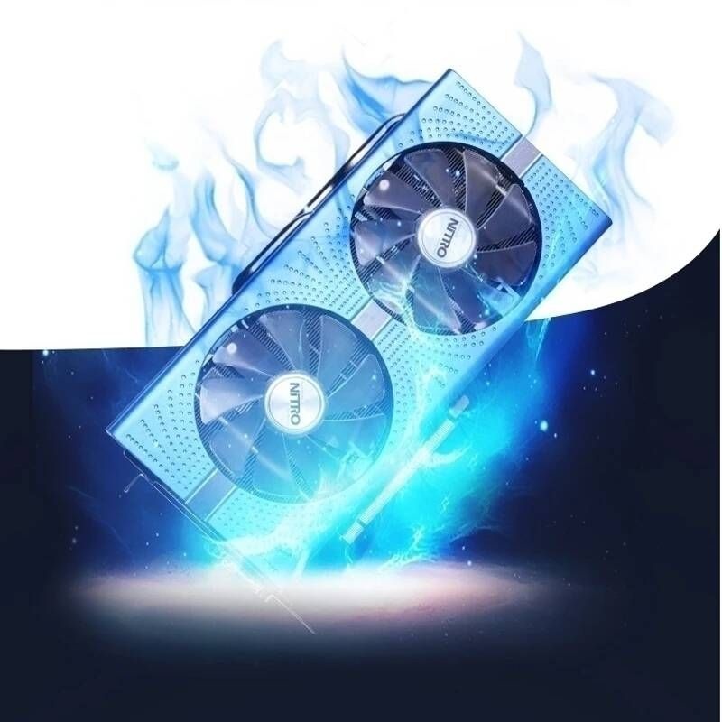 UnKnown [해외] SAPPHIRE-비디오 카드 RX 590 8G D5 2304SP 니트로 GDDR5 그래픽 AMD RX500 RX590 GME 8GB 디스플레이포트 HDMI DVI 중고