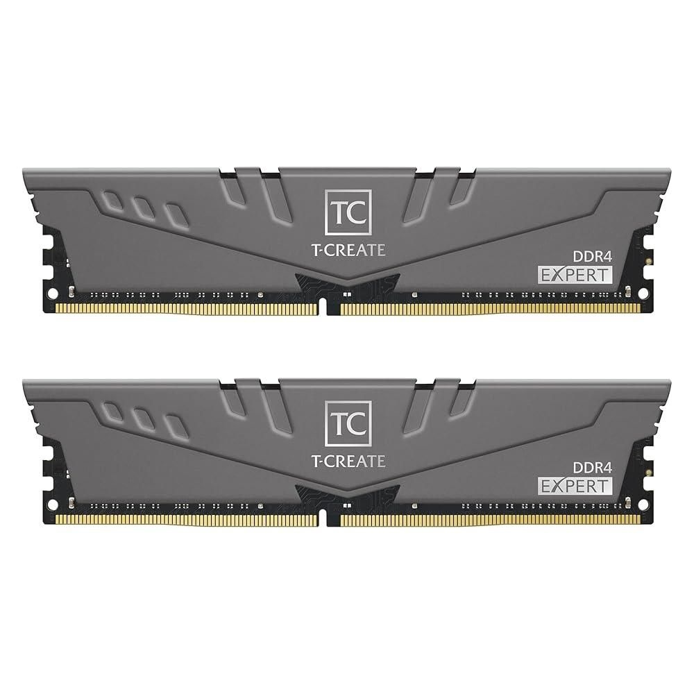팀그룹 [해외] 0273197 팀GROUP T 크리에이트 클래식 10L DDR4 32GB 키트 (2 x 16GB) 3200MHz (PC4 25600) CL22 데스크톱 메모리 모듈 램 (TTCCD432G3200