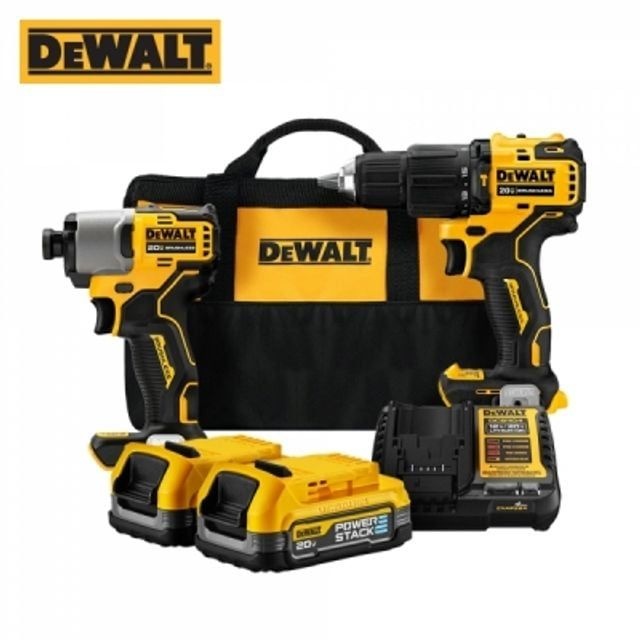 디월트 20V MAX 충전 콤보세트(DCD709N DCF840N 파워스택 1.7Ah 2팩)