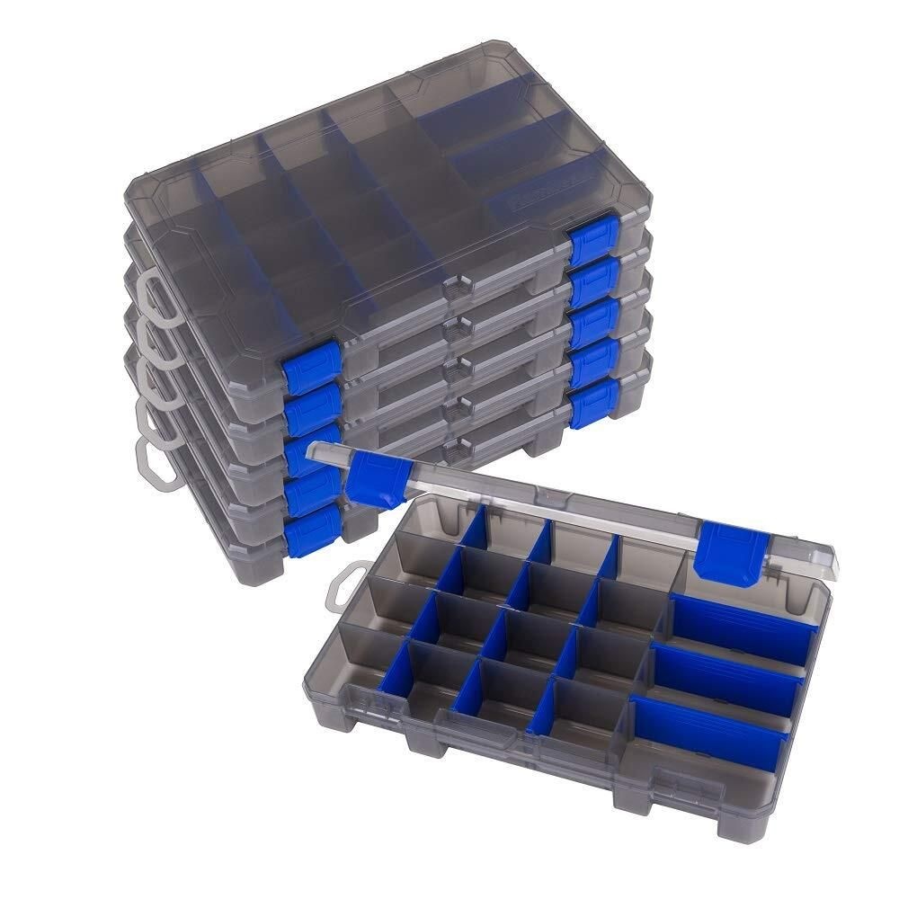 [해외] Flambeau Outdoors Zerust MAX 4004ZMP Tuff Tainer - 6팩 번들, 스모크 그레이