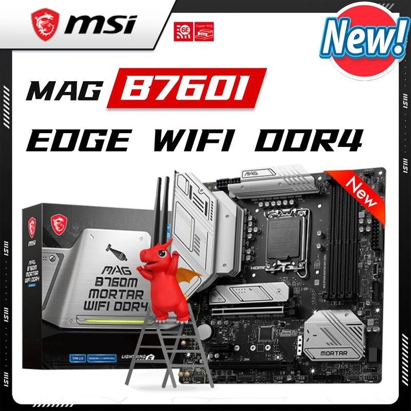 [해외] 마더보드 메인보드 MSI-마더보드 신상품 MPG B760I 에지 와이파이 DDR4 데스크탑 게임용