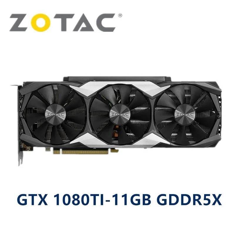 [해외] ZOTAC GTX 1080 Ti 1080Ti 11GB GPU 그래픽 카드 GeForce GTX1080 GTX1080Ti 비디오 NVIDIA 컴퓨터 게임 데스크탑 PC RTX