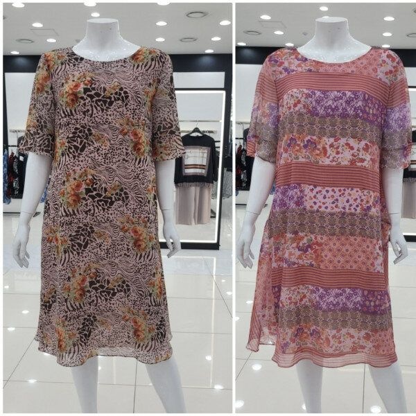 벨라디터치 [모다아울렛][벨라디터치]쉬폰 프릴 원피스 (V1B2OP33)_GN 구리남양주점